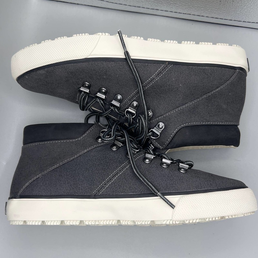 Sperry Top-sider Alpine chukka boots gray canvas lace-ups men’s sz 7.5